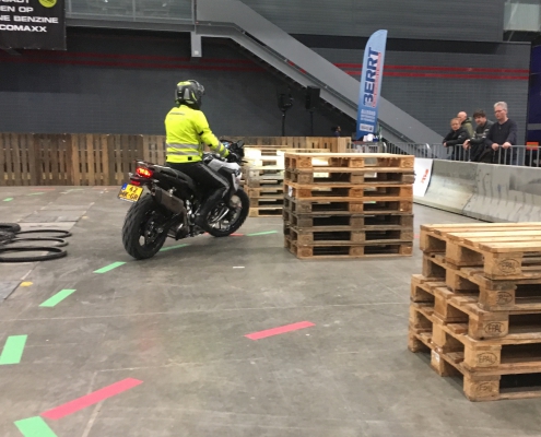 MOTORbeurs Utrecht BMW Motorrad GS DiscoveRide lichte obstakels rijden onder begeleiding