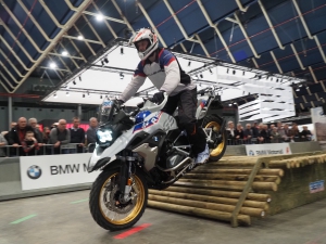 Indoor BMW GS Trophy Motorbeurs Utrecht 2020 met BERRT obstakels