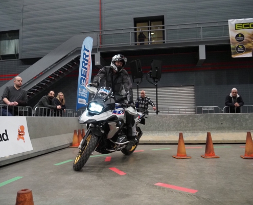 BMW Motorrad Indoor GS Trophy behendigheid met de GS