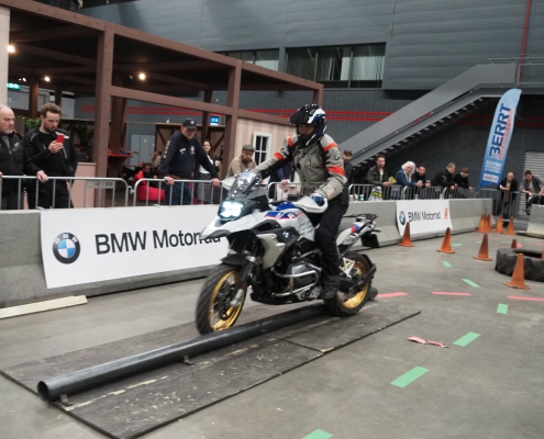 BMW Motorrad Indoor GS Trophy op Motorbeurs Utrecht met BERRT