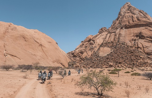 BERRT Namibie ultieme Allroad motorreis met veel offroad