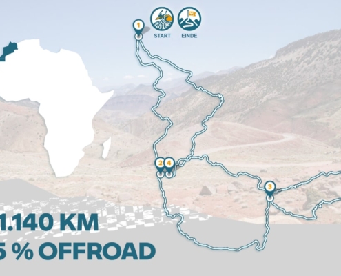Route Marokko Atlas Allroad Motorreis 2023 BERRT